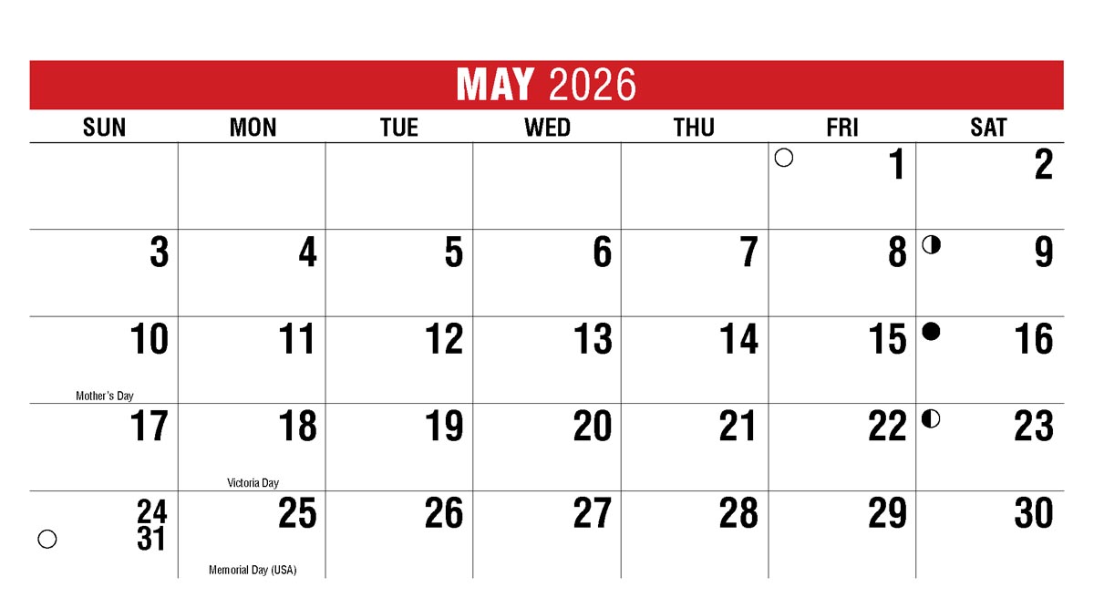 Galleria Canadian Scenic Promo Desk (Eng) Calendar - 2026